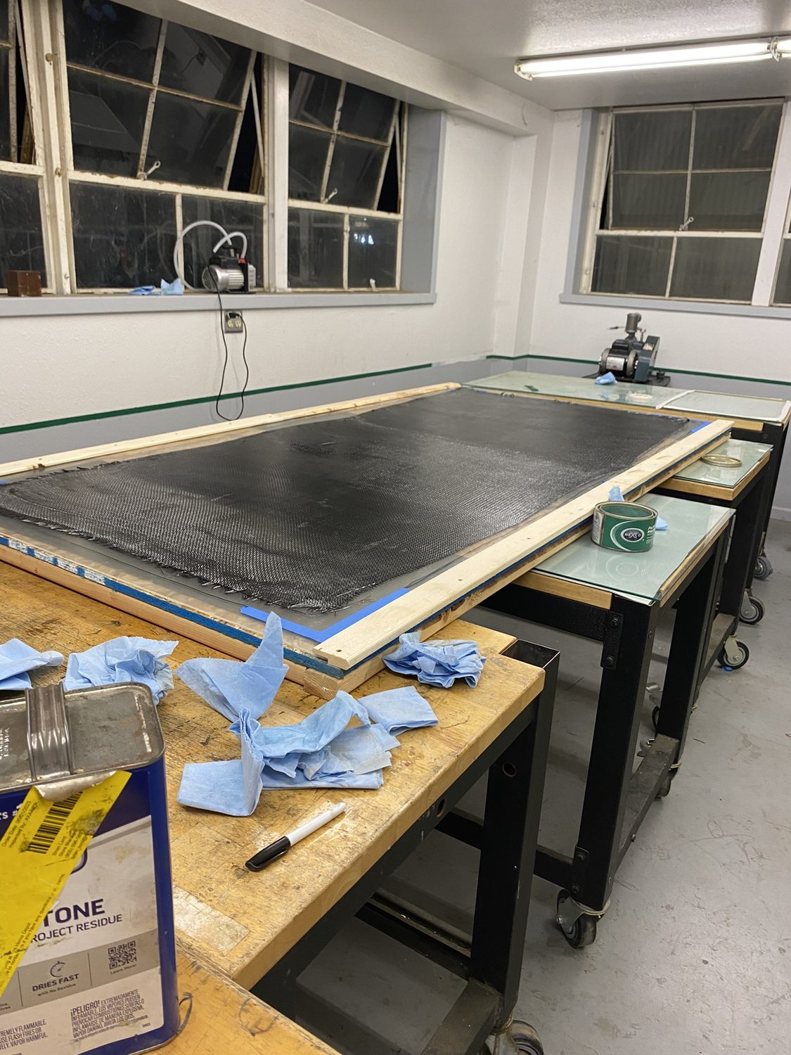 Body panel layup