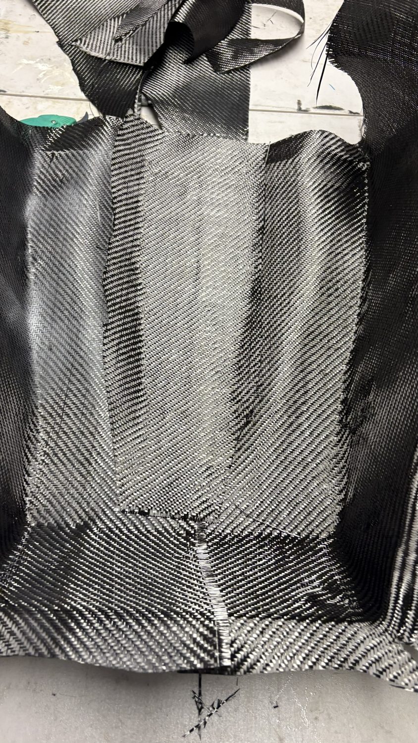 Carbon fiber layup