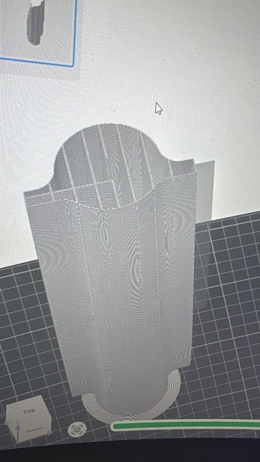 Fuselage in the slicer