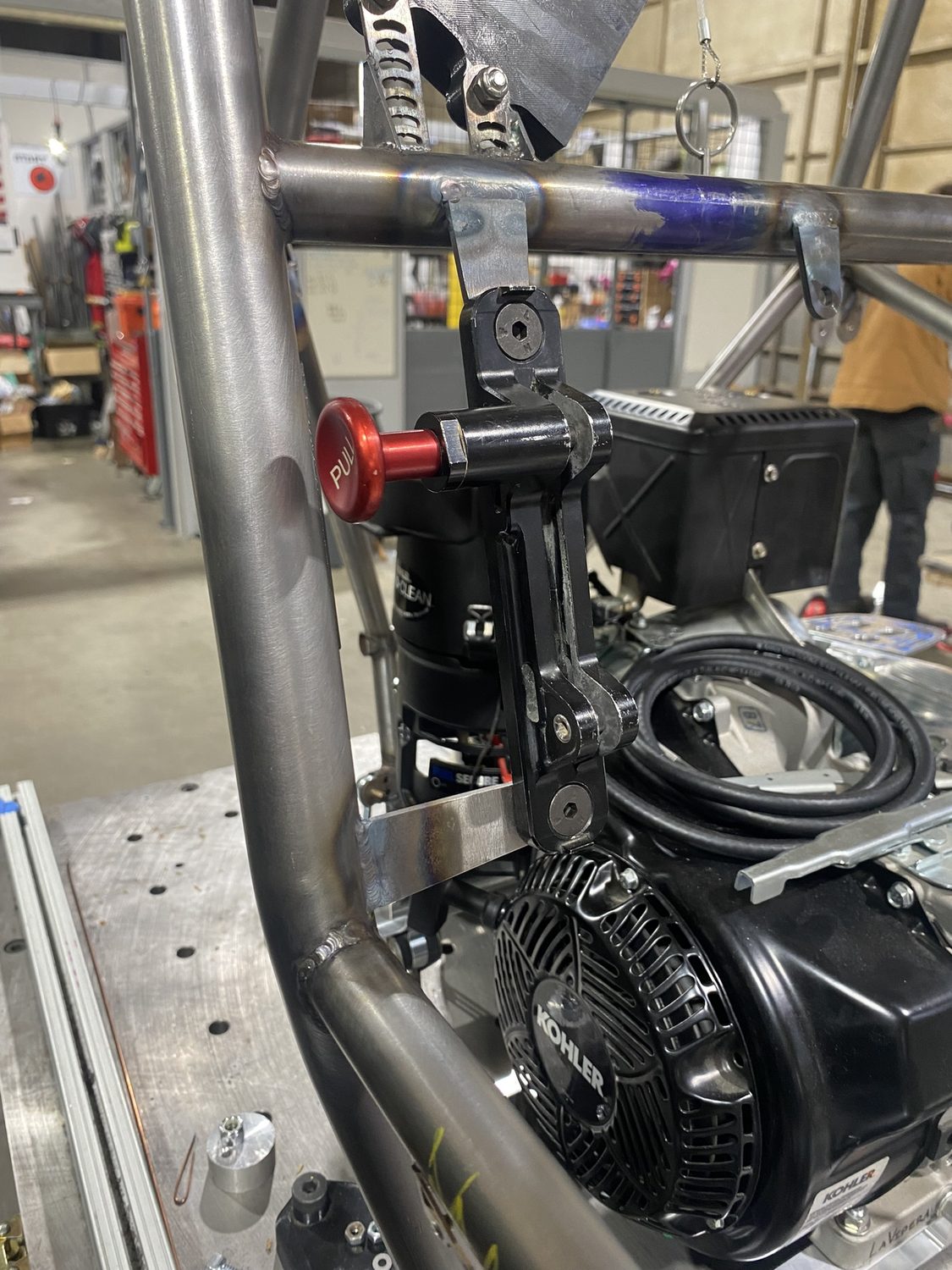 Fire extinguisher tabs & mount