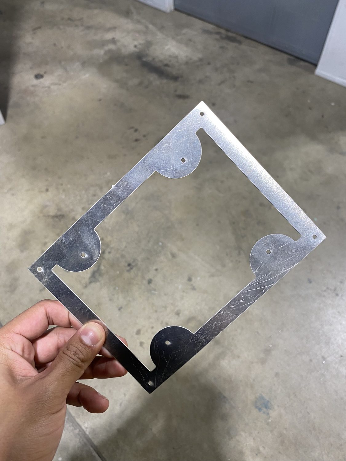 Waterjet backplate