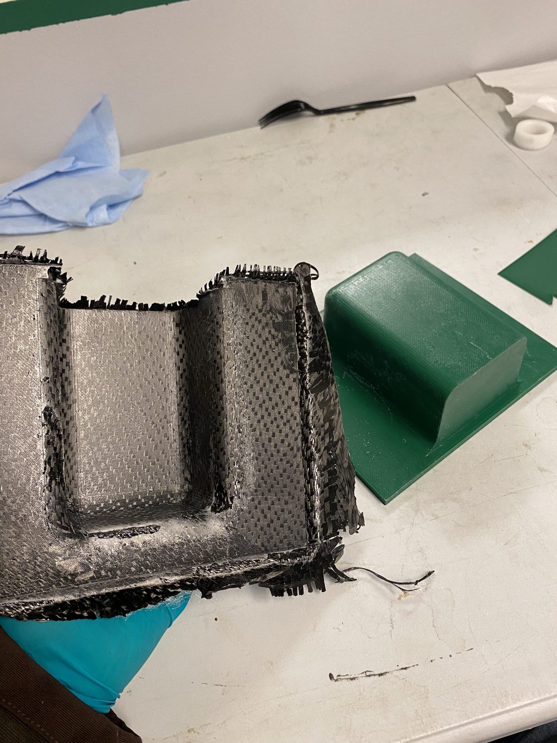 Carbon fiber radio holder