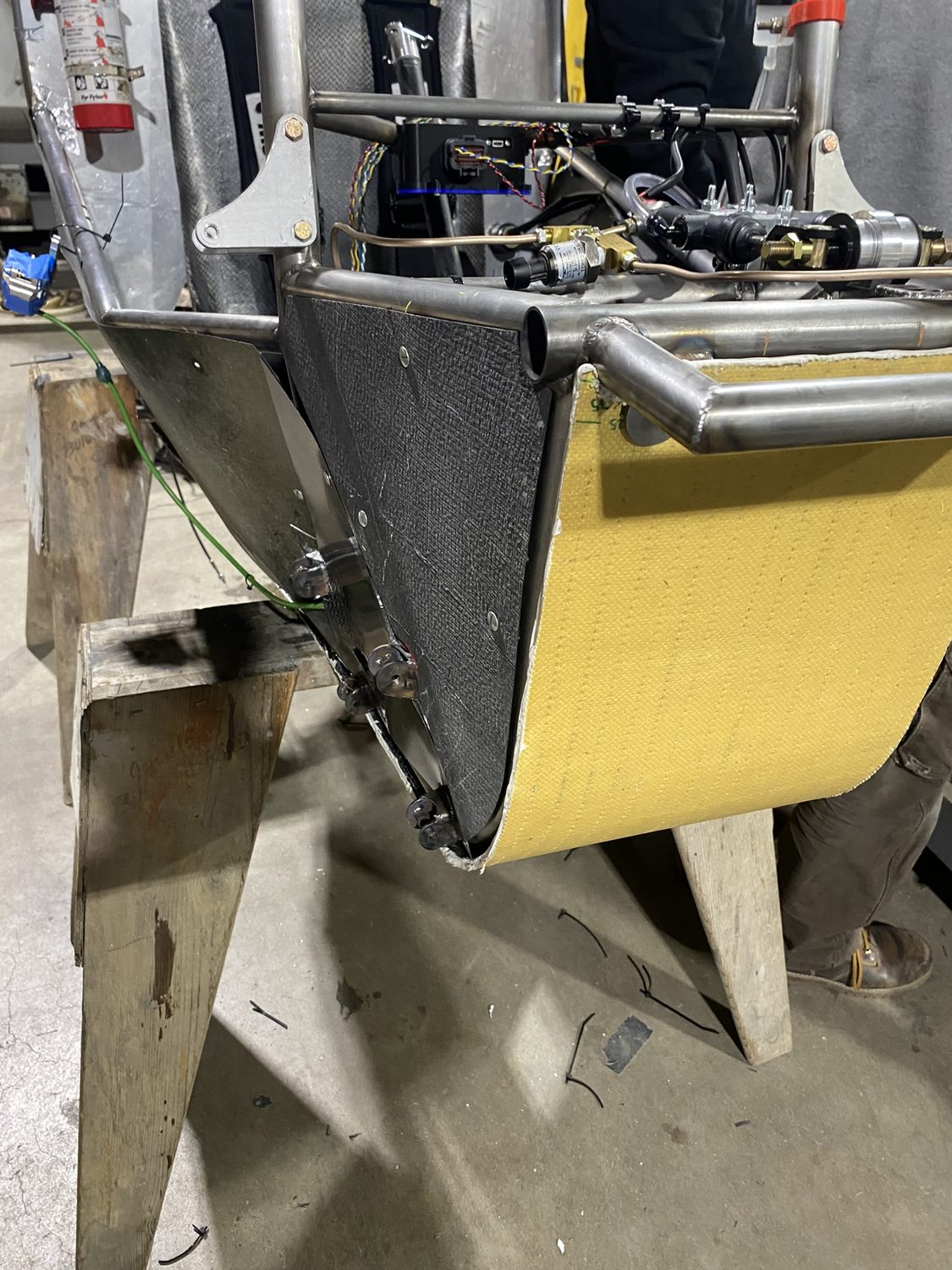 Finished skid plate & body panels