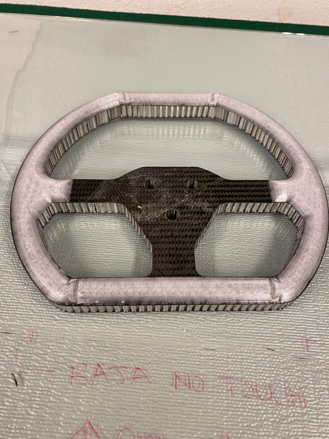 Steering wheel assembled