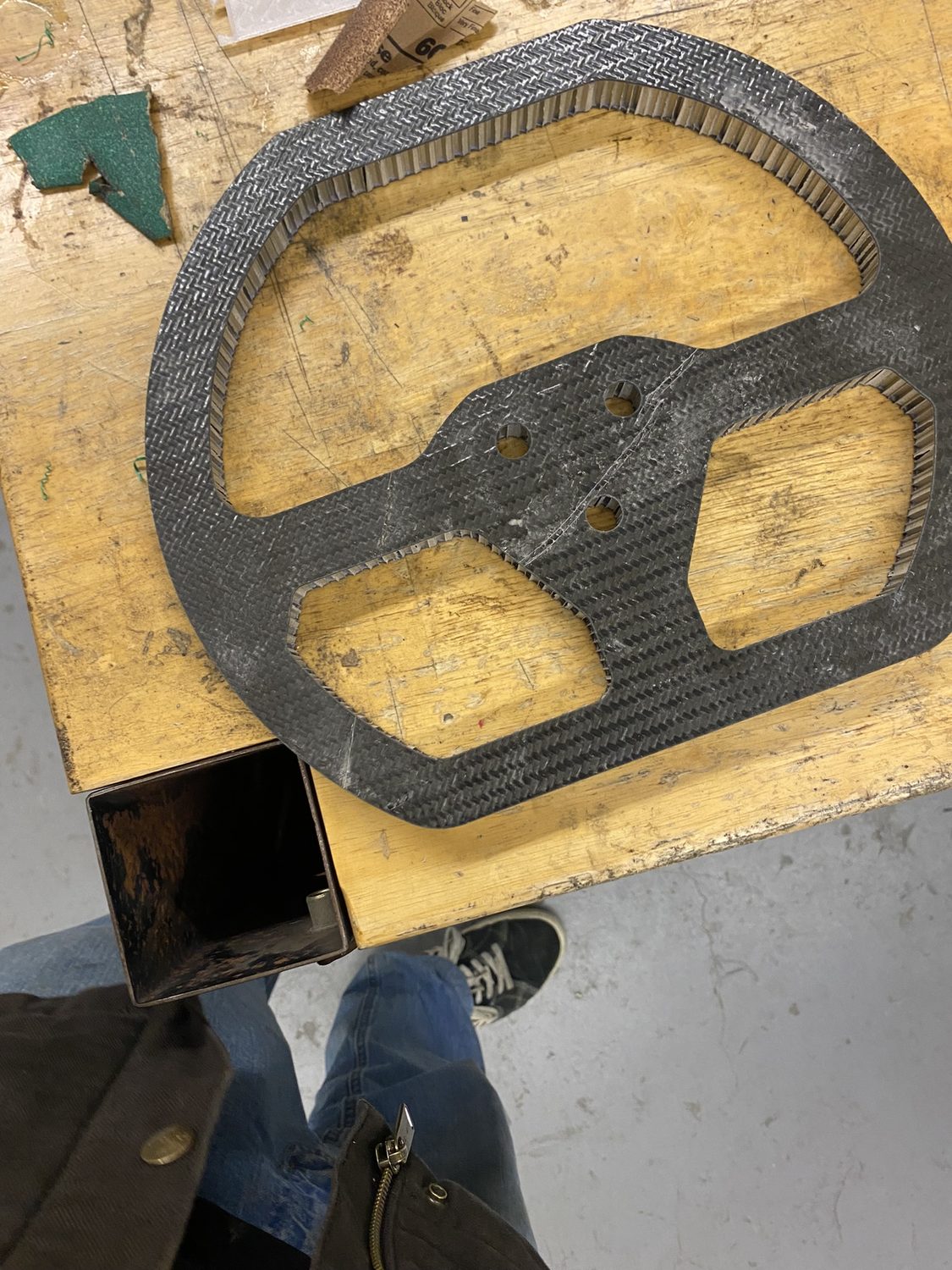 Wheel before grips
